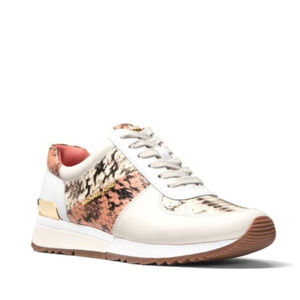MICHAEL KORS Printed Leather Sneakers